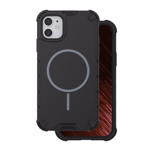 Defender 2in1 Mag dėklas for iPhone 11 juodas