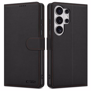 Tech-Protect Piniginė Dėklas for Samsung Galaxy S26 Ultra - juodas and raudonas