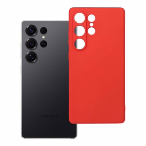 Minkštas dėklas telefonui SAMSUNG S25 Ultra raudonas
