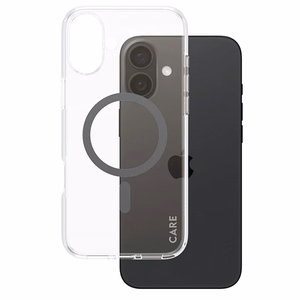 CARE by PanzerGlass Flagmano dėklas telefonui iPhone 16 Plus 6.7" juodas/juodas Magnetinis 1347