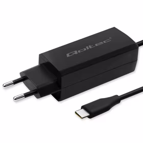 Qoltec 52419 65W GaN itin greitas įkroviklis| 5-20V | 3-3,25A | USB-C 3.1