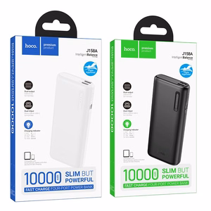 "Powerbank Hoco" 10000 mAh 2A J158A juoda