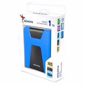ADATA HD650 išorinis kietasis diskas 1000 GB Mėlyna