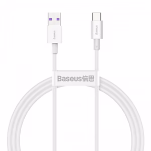 USB kabelis Baseus Superior iš USB į Type-C 66W 1.0m baltas CATYS-02