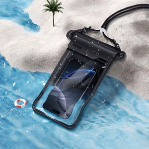 Atsparus vandeniui dėklas mobiliajam telefonui Hoco BAG31 juodas