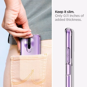 Dėklas telefonui SPIGEN Liquid Crystal - XIAOMI POCOPHONE X2 / Redmi K30 permatomas