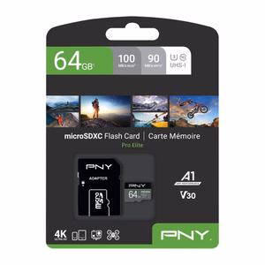 Atminties kortelė PNY PRO Elite microSDXC 64GB