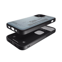 DIESEL Formuotas dėklas DENIM FW20 IPHONE 12 MINI juodas/mėlynas