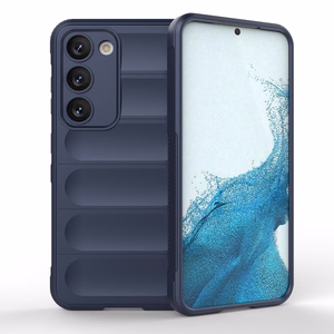 Magic Shield dėklas Samsung Galaxy S23+ lankstus šarvuotas dangtelis mėlynas