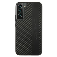 AMG Carbon Stripe&Embossed dėklas telefonui Samsung Galaxy S22+ - Juodas