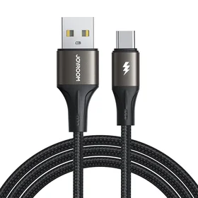 USB kabelis Joyroom SA25-AC3 USB to USB-C 3A 2.0m juodas