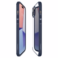 Spigen Ultra Hybrid iPhone 15 Plus dėklas - tamsiai mėlyna