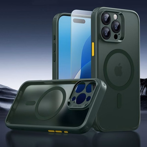 ESR Klasikinis Pro rinkinys Halolock Magnetinis dėklas telefonui iPhone 16 Pro Max (m) - žalias (m)