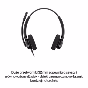 HP Poly Mission 425 USB laidinis ausinių rinkinys