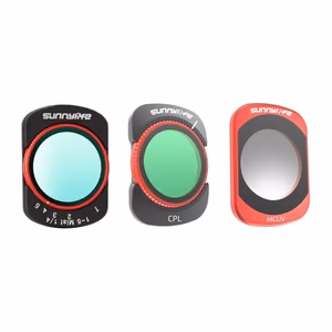 Sunnylife filtrų rinkinys Osmo Pocket 4 ir Pocket 3: VND2-32, CPL, MCUV ir Black Mist 1/4