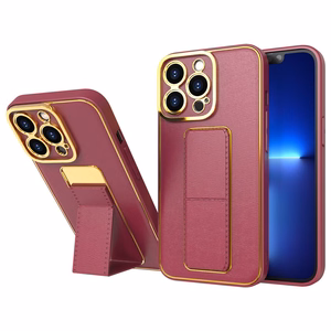Naujas Kickstand dėklas telefonui Samsung Galaxy A13 su stovu raudonas