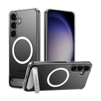 Torras Pstand Series dėklas telefonui Samsung S25 (skaidrus)