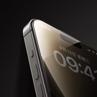 Benks Grūdintas stiklas Arc Shield Pilnas Padengimas (GA62) Iphone 15 Pro Max juodas