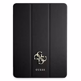 Guess Saffiano Collection dėklas iPad 12.9" 2021 knygos viršelis - juodas