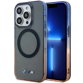 Dėklas BMW BMHMP14LHTGE iPhone 14 Pro 6.1" pilka/pilka kietas dėklas Gradientinis Bamperis MagSafe