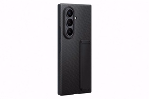 XF976SBE karboninis dėklas su stovu Samsung Galaxy Fold 8 Ultra, juodas