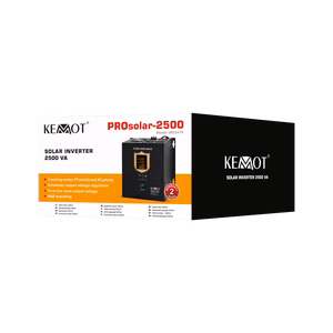 KEMOT PROsolar-2500 sieninis saulės keitiklis (inverteris), 24 V/230 V, 25000 VA/1800 W