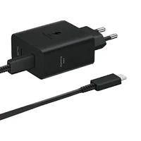 Įkroviklis Samsung EP-T5020XBEGEU 50W + USB-C kabelis juodas