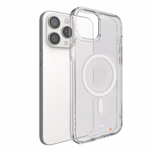 SBS D3O magnetinis dėklas iPhone 14 Pro Max - skaidrus