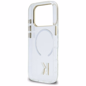 Karl Lagerfeld IML K Head Logo MagSafe Dėklas for iPhone 17 Pro Max - Clear