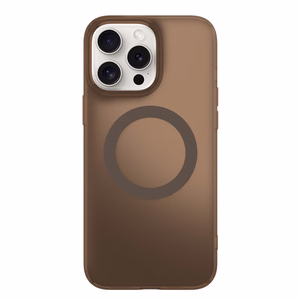 Tecto Shield Mistiq Mag dėklas, skirtas iPhone 15 Pro 6,1", rudas