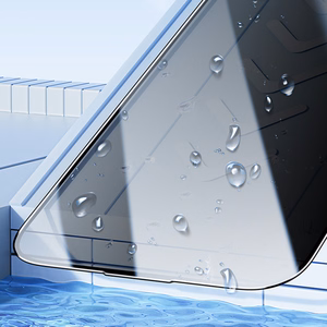 Benks temperuotas stiklas Ultra Shield Privacy FK66 iPhone 16 Pro Max juodas (plonas kraštas)