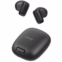 USAMS Ausinės Bluetooth 5.3 TWS ID Series belaidės juodas BHUID01 (ID25)