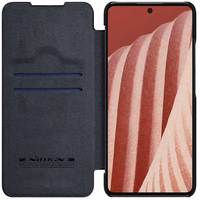 Nillkin Qin odinis dėklas-uždangalas Samsung Galaxy A73 juodas