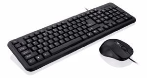 iBox OFFICE KIT II клавиатура и мышь USB QWERTY чёрный