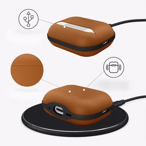 Tech-Protect NaturalFit dėklas AirPods Pro 3 rudas