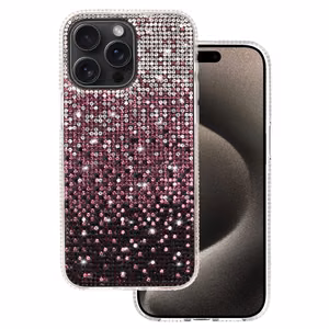 Tel Protect Diamond dėklas telefonui Iphone 16 burgundiškas