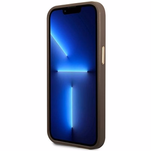 Guess GUHMP14LU4GPRW iPhone 14 Pro 6.1 "rudas / rudas kietas dėklas 4G logotipo plokštelė Magnetinis