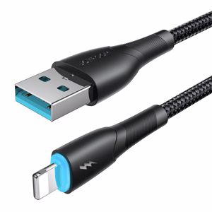 Joyroom Starry Series SA32-AL3 3A кабель USB-A Lightning 1м - чёрный