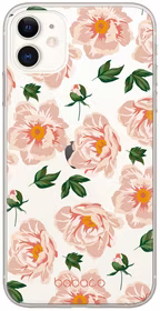 Dėklas su spauda BABACO FLOWERS 014 IPHONE 13 PRO MAX skaidrus