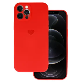 Vennus Silikoninis širdies dėklas Iphone 11 Pro dizainas 1 raudonas