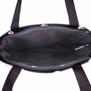 Pirkinių maišelis Wonder raštas 3 - juodas