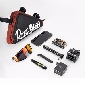 Rockbros G002 Flash Journey Triangle Frame Bike Bag 1.4L - Red