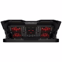 XTRIKE ME Aušinimo stovas nešiojamam kompiuteriui su integruotu telefono laikikliu FN-813 juodas/black