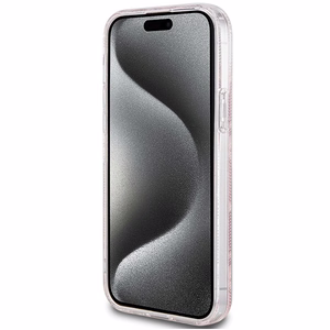 Guess IML GCube Magnetinis dėklas telefonui iPhone 15 Plus / 14 Plus - rožinė