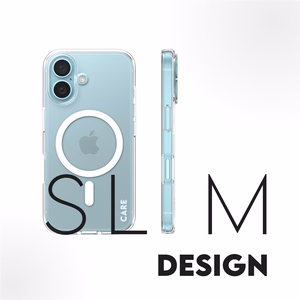 CARE by PanzerGlass Flagmano dėklas telefonui iPhone 16 6.1" baltas/baltas Magnetinis 1337