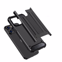 iPhone 15 Pro Hybrid Armor dėklas - mėlynas