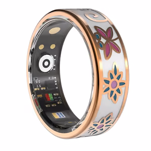Forever Smartring Botanical SR-101 rožinis auksas dydis 9