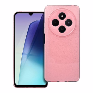 Skaidrus dėklas 2 mm BLINK Xiaomi Redmi 14C rožinis