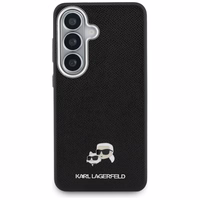 Karl Lagerfeld dėklas Saffiano KC Metal Logo MagSafe Samsung Galaxy S26 Plus juodas