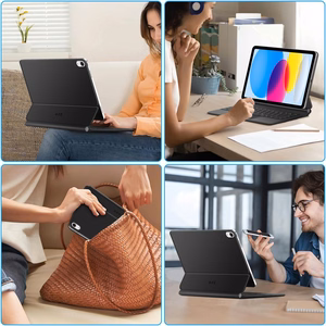 Tech-Protect Smartcase Magnetinis su klaviatūra iPad 10.9” 2022 / iPad 11” 2025 - Juodas